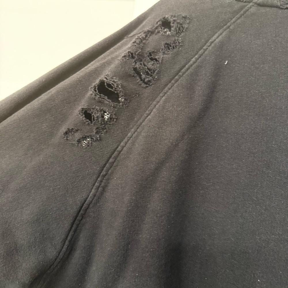 Free People | Grunge Fairy Shredded Deconstructed Sweatshirt - Picture 11 of 15